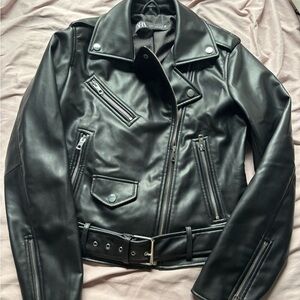 Faux Leather Jacket